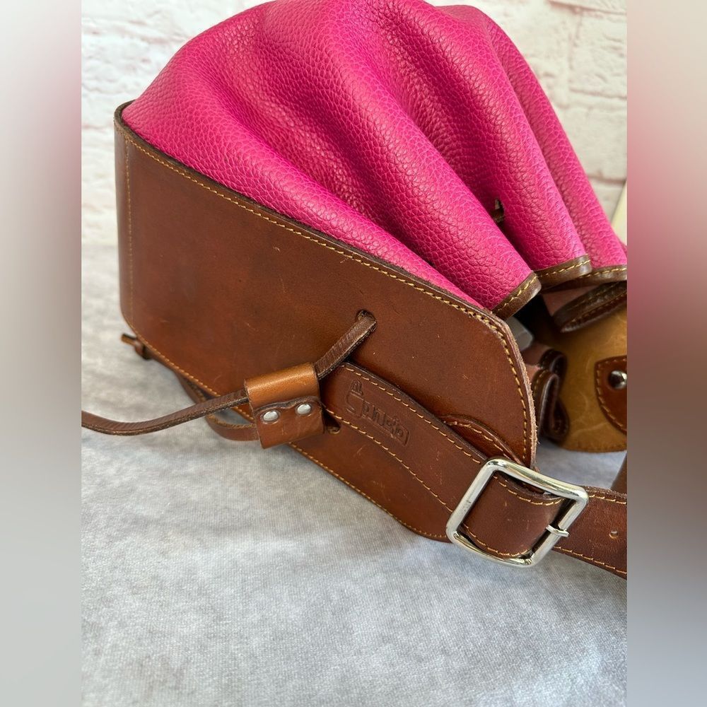 Gancio Italian Leather Drawstring Bucket Bag - Picture 7 of 10